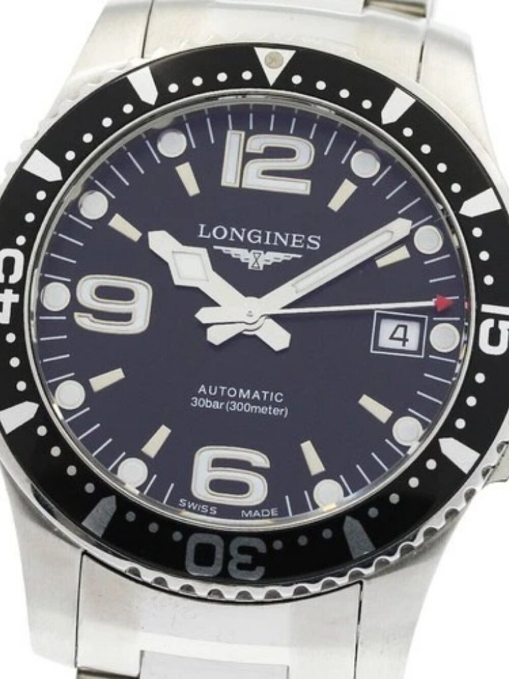 LONGINES Hydro Conquest L3.741.4 Date black Dial Automatic Men's Watch_962513